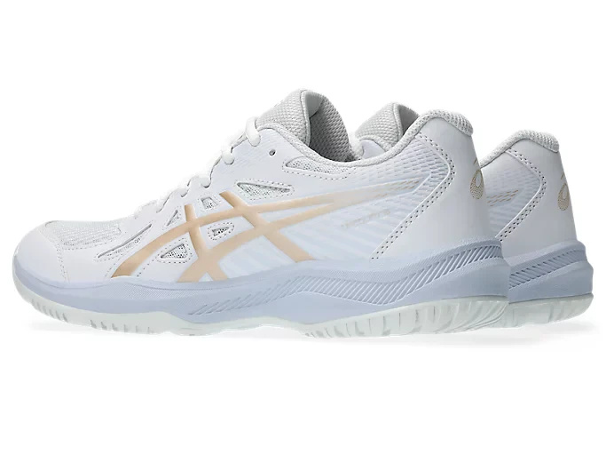 Asics võrkpallijalatsid Upcourt 6 Women valge/kuldne - suurus 42