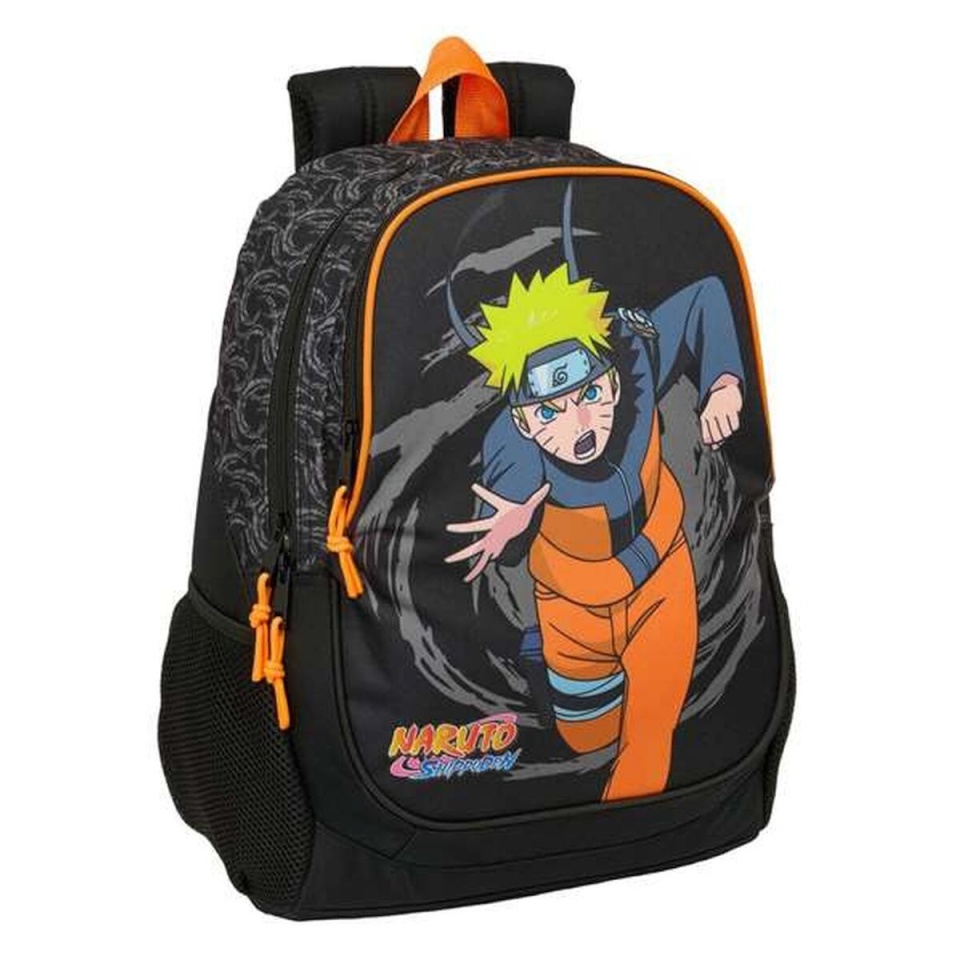 Naruto seljakott must 32x44x16cm