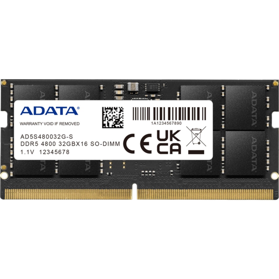 ADATA mälu DDR5 4800 SO-DIMM 32GB AD5S480032G-S