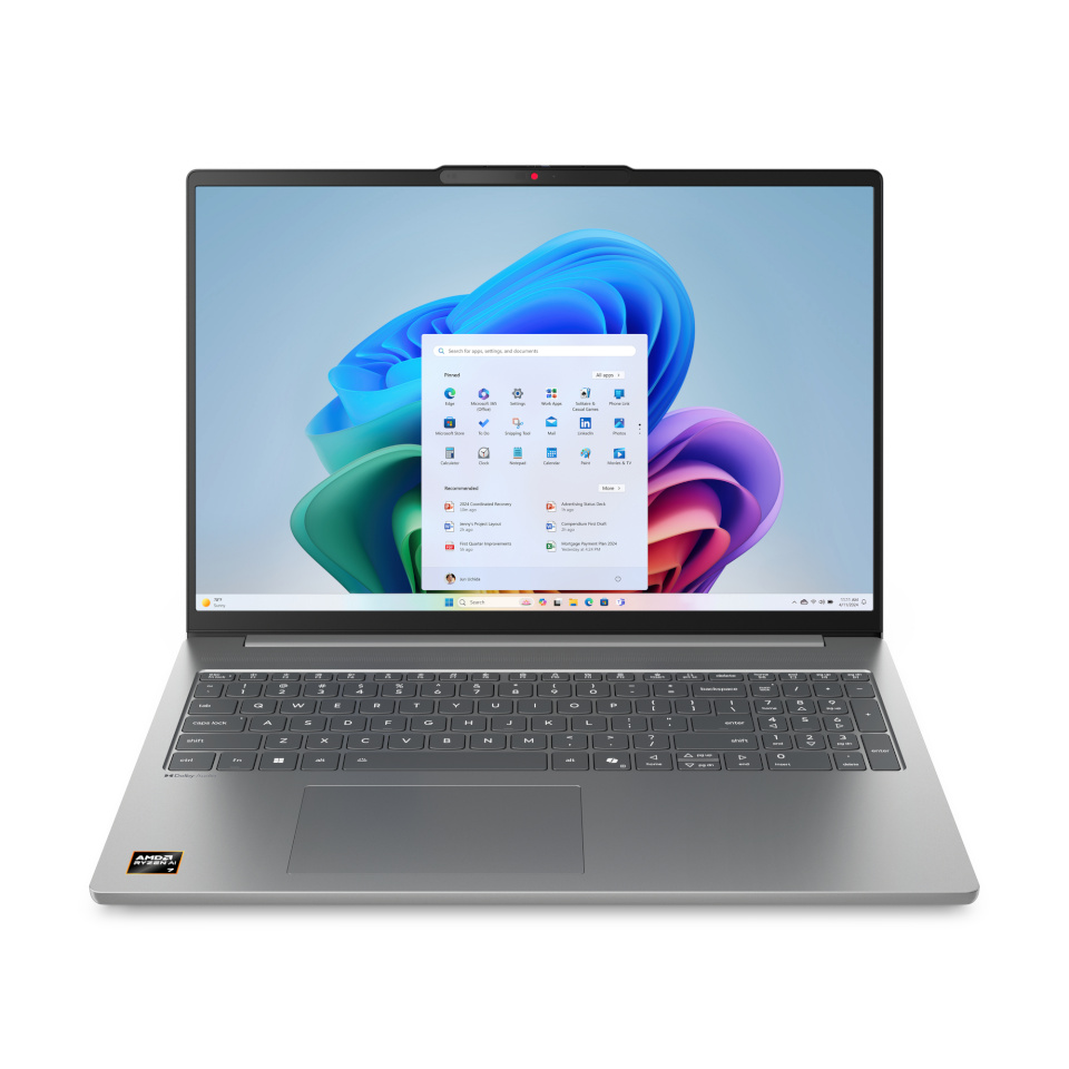 Lenovo sülearvuti 16" Slim 5 16AKP10 AI R5 330, 16GB, 1TB M.2 SSD, WUXGA, W11 Software DE Keyboard DE (Deutschland) Garantii 1a