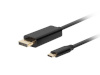 Lanberg USB-C to DisplayPort Cable, 3 m 4K/60Hz, must