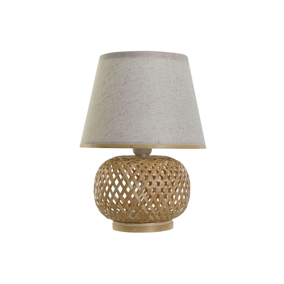 DKD Home Decor laualamp pruun naturaalne Bambus 50 W 220 V 24x24x34cm