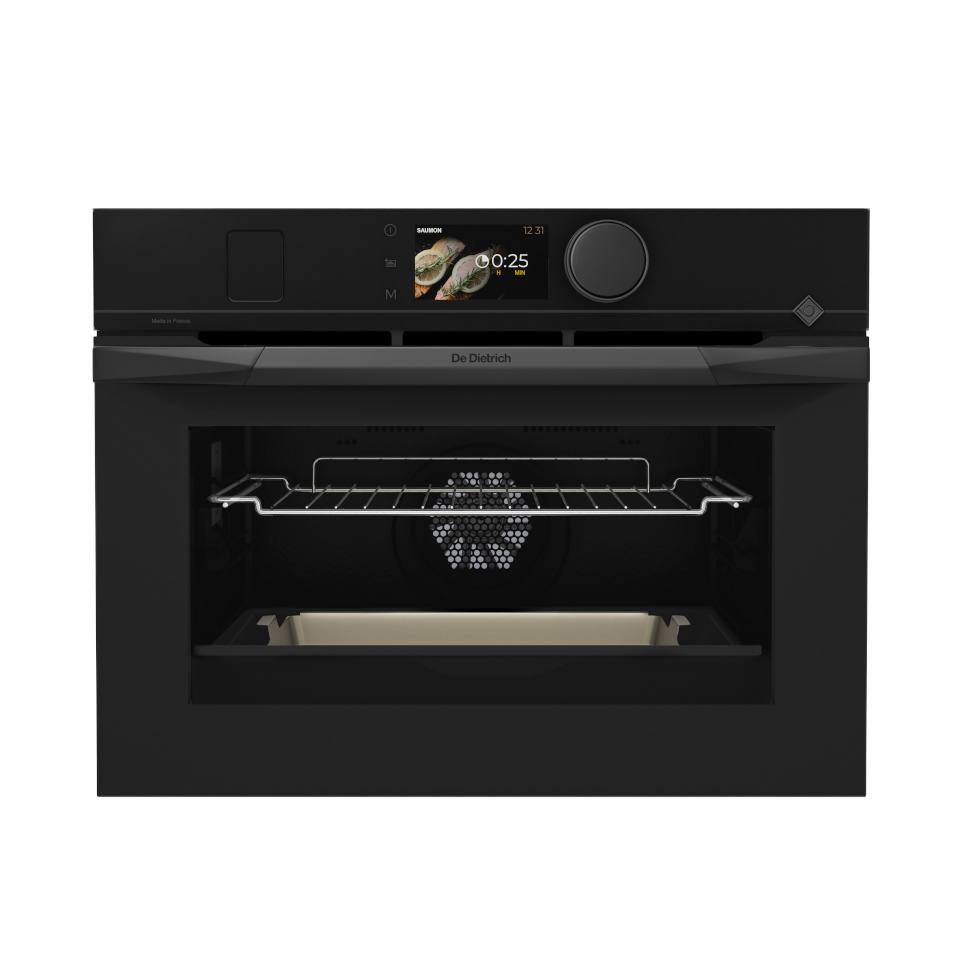 De Dietrich integreeritav kombineeritud auruahi DKR4741B Built-In Compact Oven, must
