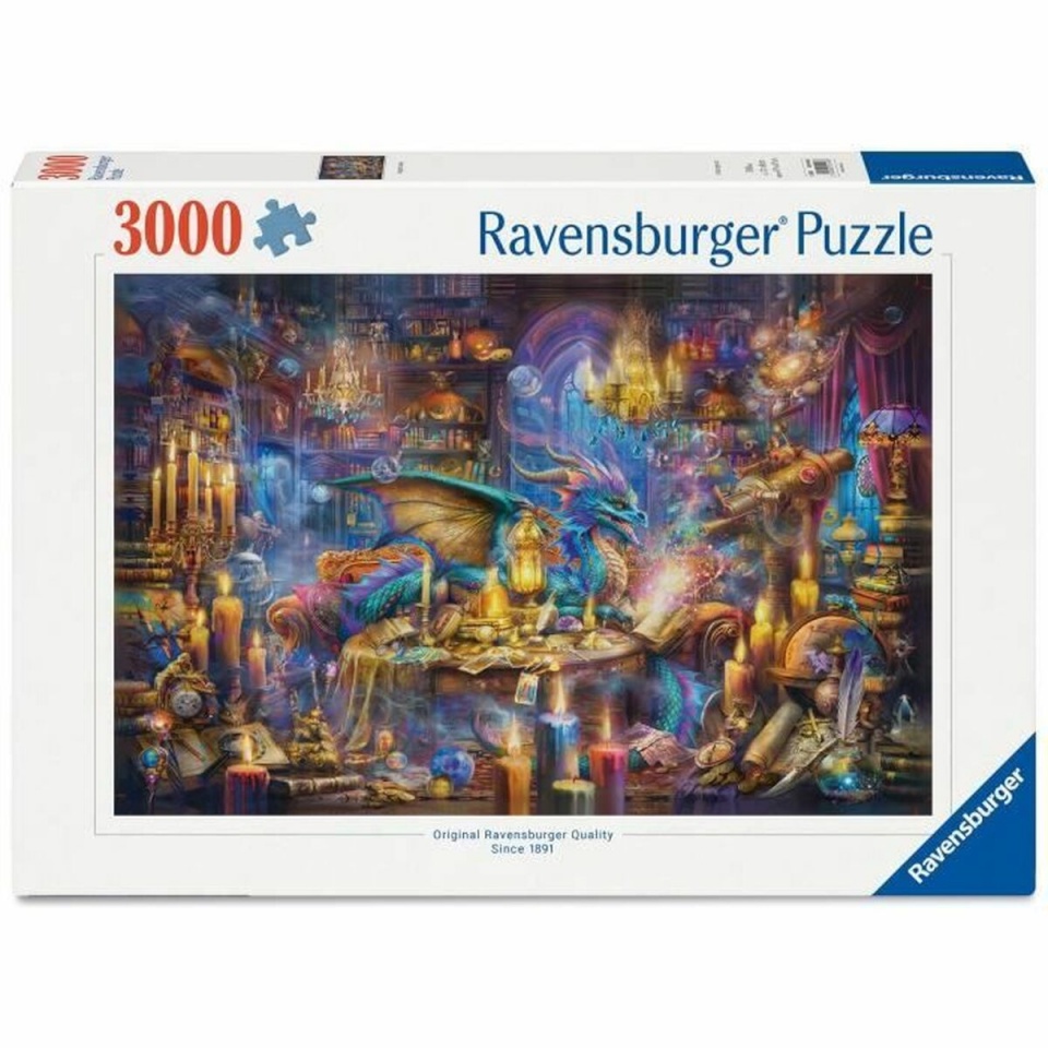 Ravensburger pusle Dragon's Library 3000-osaline