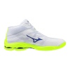 Mizv1ga266539 võrkpallijalatsid Mizuno WAVE LIGHTNING PRO MID(U) valge/neoonkollane - suurus 39