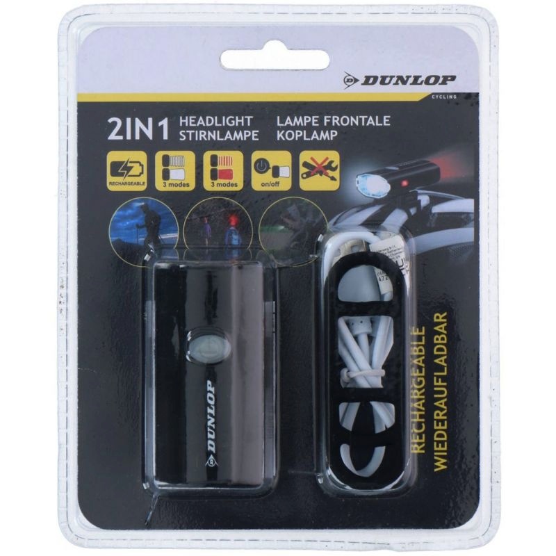 Dunlop rattatuli 2-in-1 Bicycle Light 472843