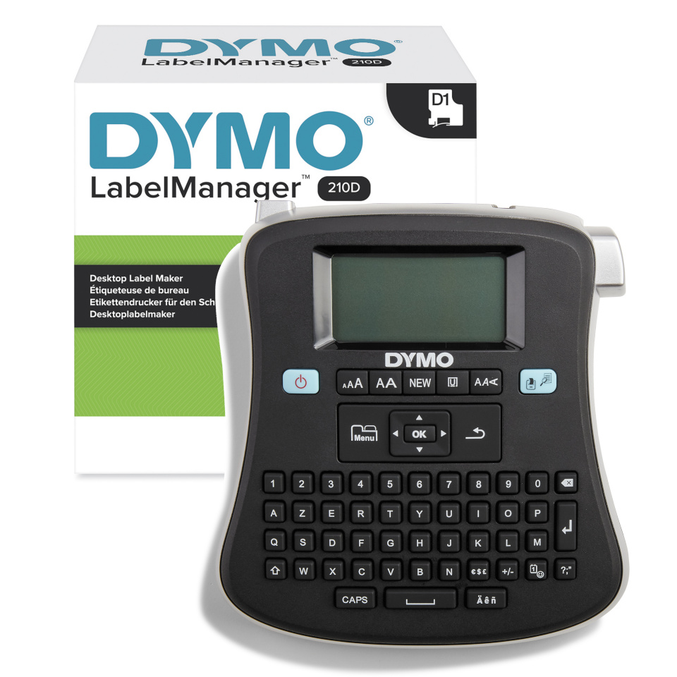 Dymo etiketiprinter LabelManager 210D+ 6/9/12 mm D1-Bänder AZERTY