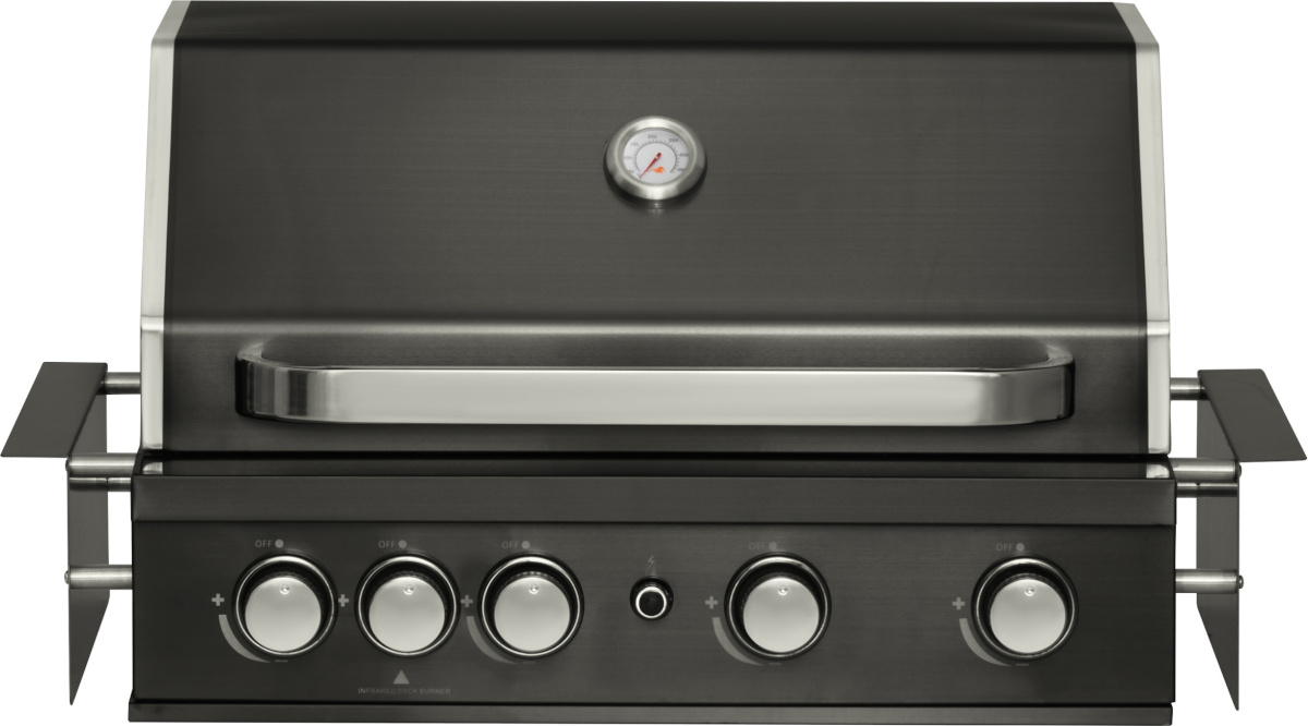 Mustang gaasigrill Black Pearl 4 sisseehitatud