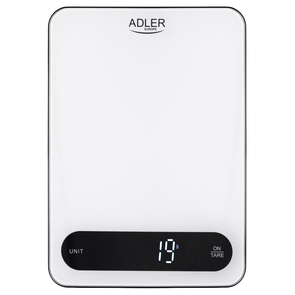 Adler köögikaal AD 3177wb Kitchen Scale, valge/must