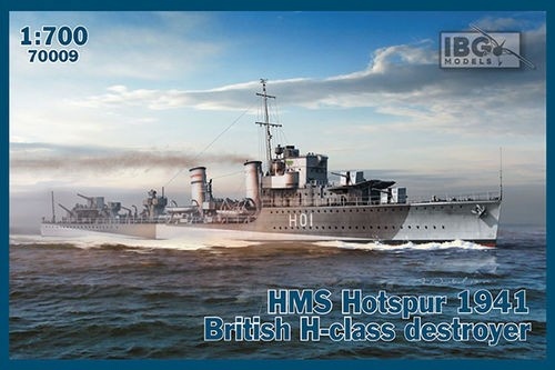 IBG liimitav mudel Ship HMS Hotspur 1941 British H-class destroyer