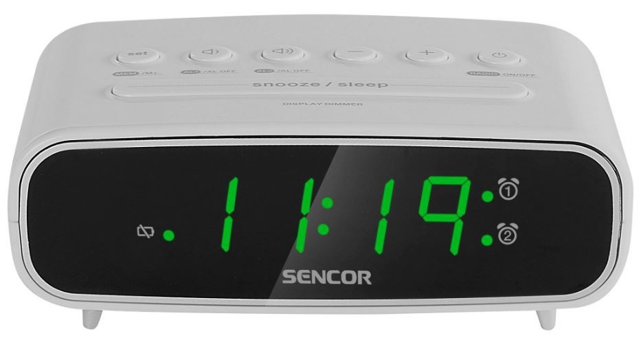 Sencor kellraadio SRC2600W, valge