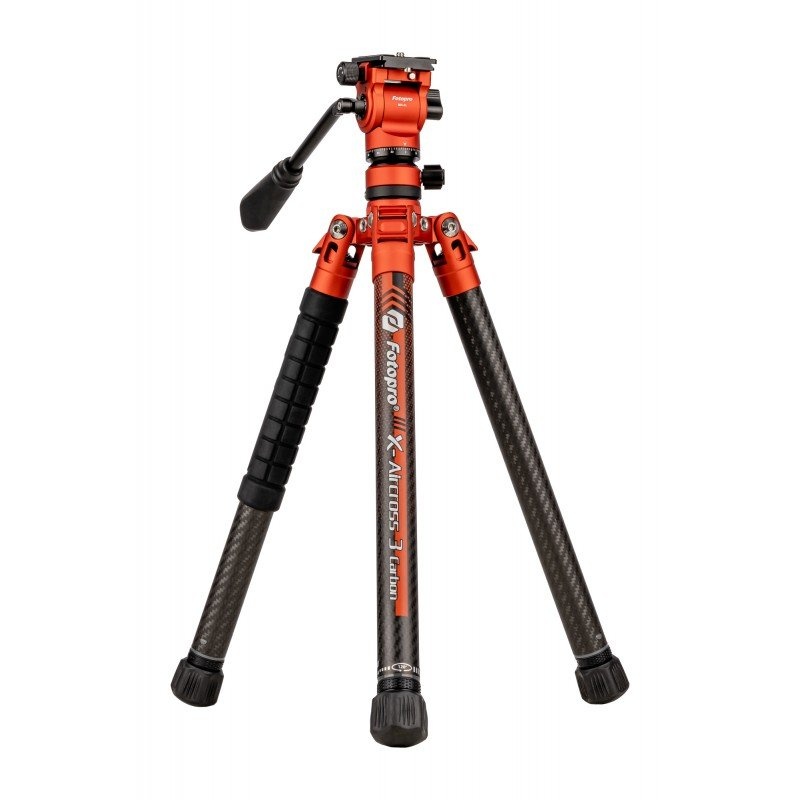 Fotopro statiiv X-Aircross 3 Video Tripod - oranž