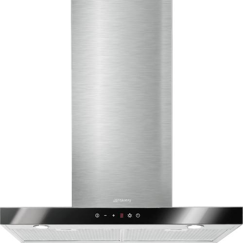 SMEG õhupuhastaja seina KS605NXE, 60 cm, 777 m3/h, 63 dB, roostevaba teras/must