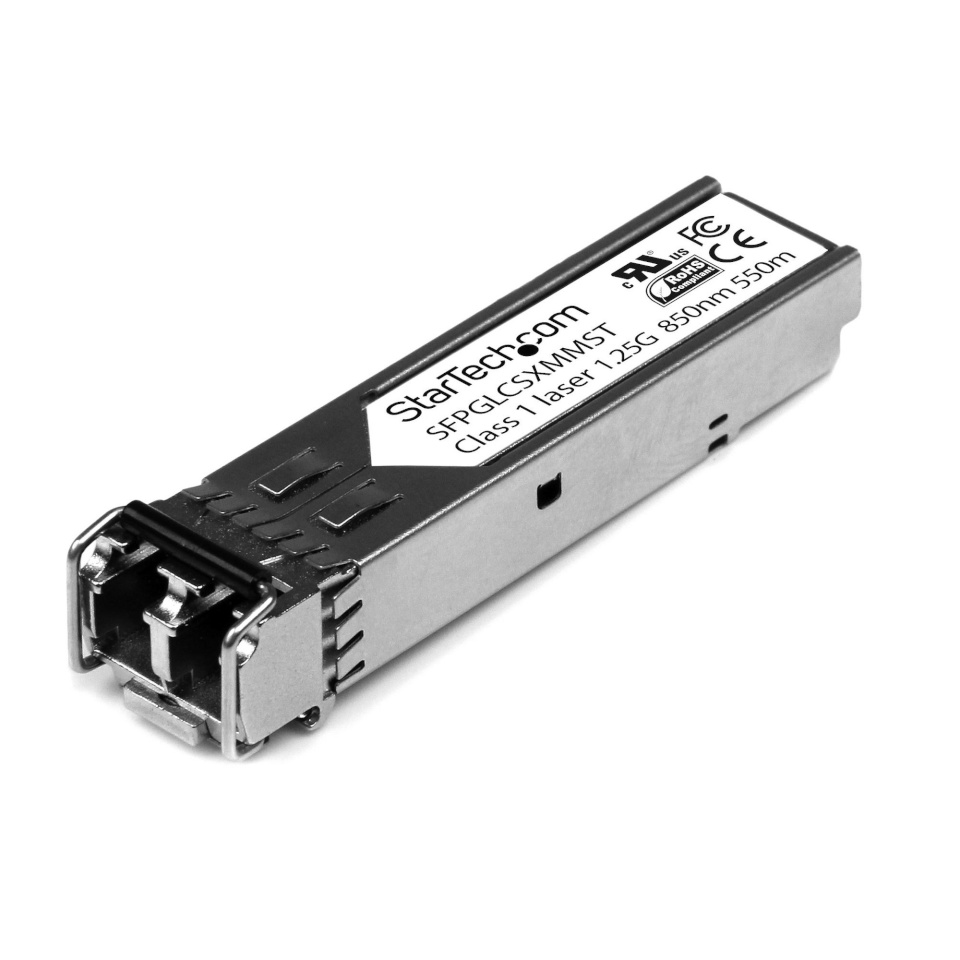StarTech STARTECH.COM Cisco kompatibel Gigabit SFP Transceiver Modul MM LC - Mini-GBIC bis 550m - Glasfaser Transceiver 850nm 1000Base-SX