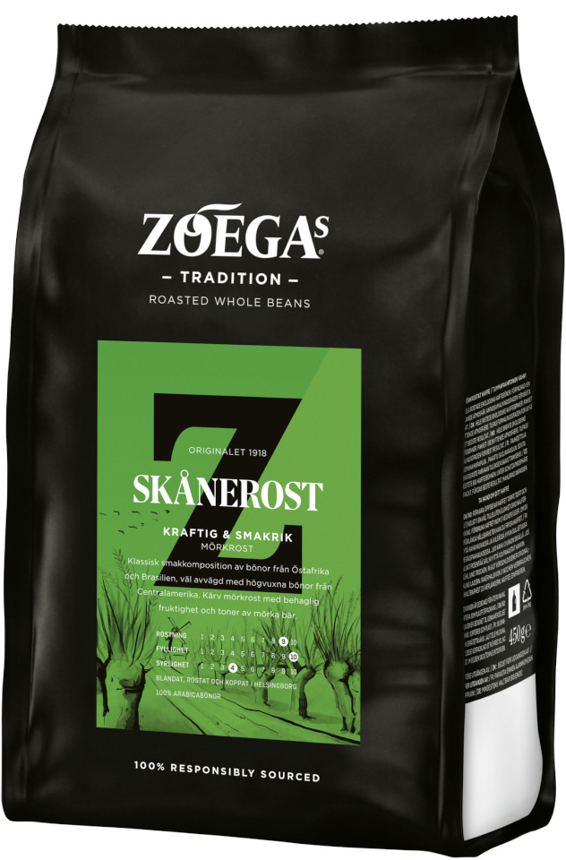 Zoégas kohvioad Skånerost Bean Coffee, 500g