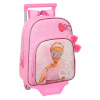 Barbie ratastega koolikott Girl roosa 26x34x11cm