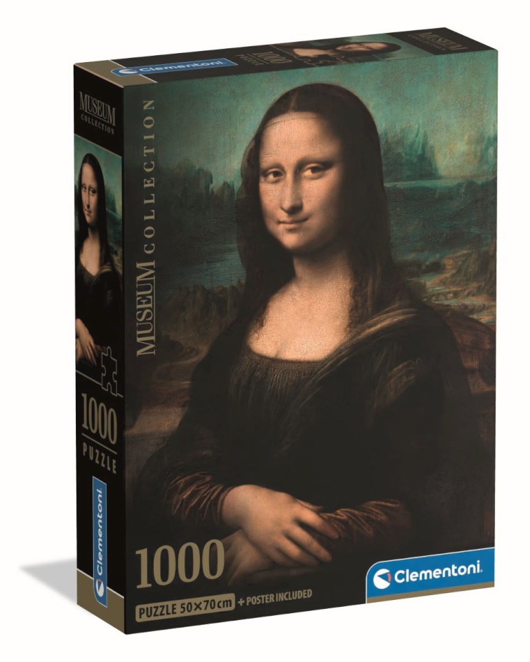 CLEMENTONI pusle gioconda - leonardo, 1000 tk,, 37094
