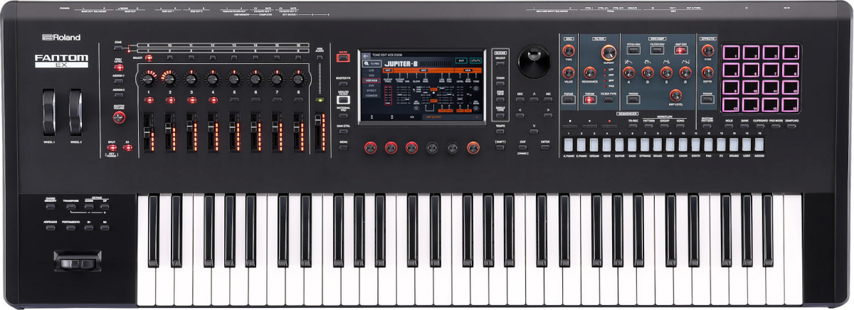 Rolandi süntesaator FANTOM-6 EX tööjaam