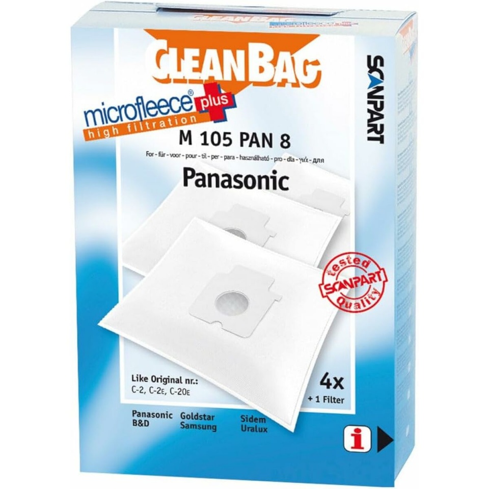 Scanpart tolmuimeja Asenduskott M 105 PAN 8