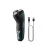 Philips Wet or Dry electric shaver X3002/00, Wet&Dry, PowerCut Blade System, 4D Flex Heads, 40min shaving / 1h charge, 5min Quick Charge