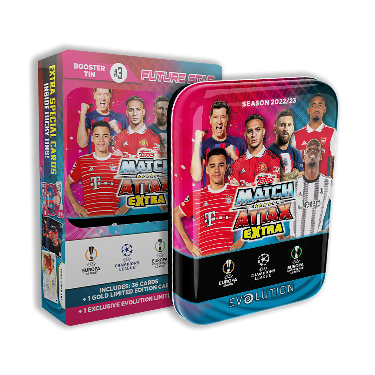 Topps jalkakaardid Champions League Match Attax 2022/23 - Booster Tin #3 Future Star