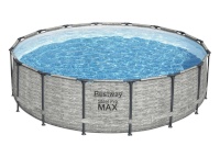 Bestway bassein Steel Pro MAX Frame Pool Complete Set with Filter Pump 4.88 m x 1.22 m, hall