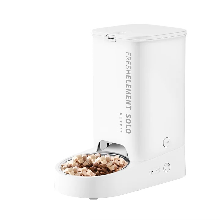 Petkit sööginõu lemmikloomale Fresh Element Solo Capacity 3 L, Material ABS, Stainless steel, valge