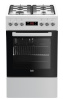 Beko pliit FSE52320DWD Gas Hob Oven, 50cm, valge