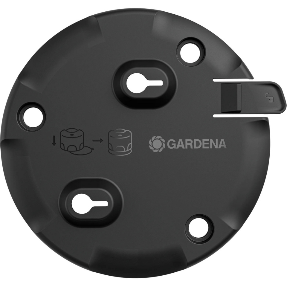 Gardena kinnitusplaat 16022-20 AquaPrecise Mounting Plate, must