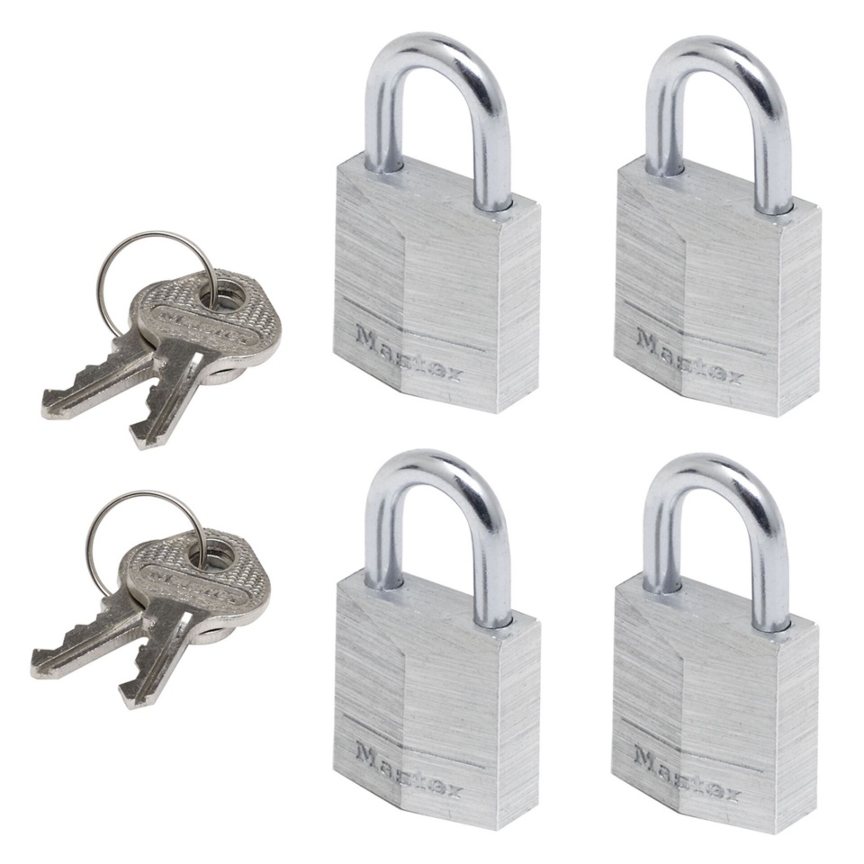Master Lock Padlock 9120EURQNOPCC, 4tk