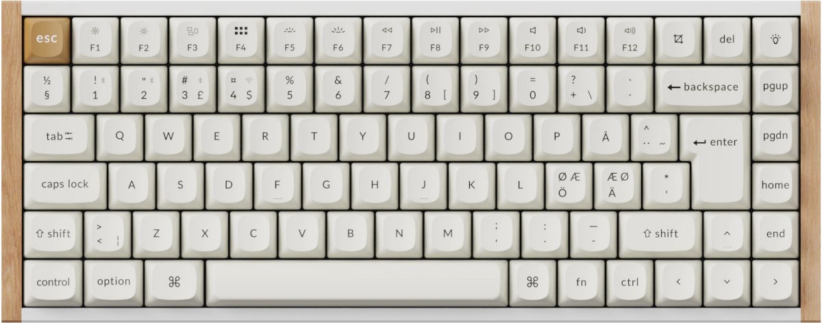 Klaviatuur K2 HE SE, valge