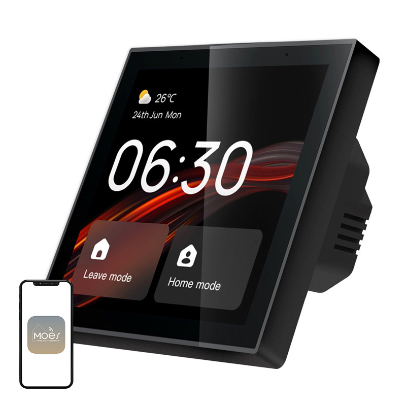 Moes nutikodu moodul CCP-TY-LN Wi-Fi/ZigBee Control Panel with 4" LCD Display, must