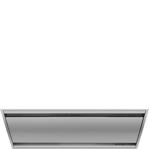 SMEG õhupuhastaja KLT90XS 90cm, 610 m3/h, 64dB, roostevaba teras