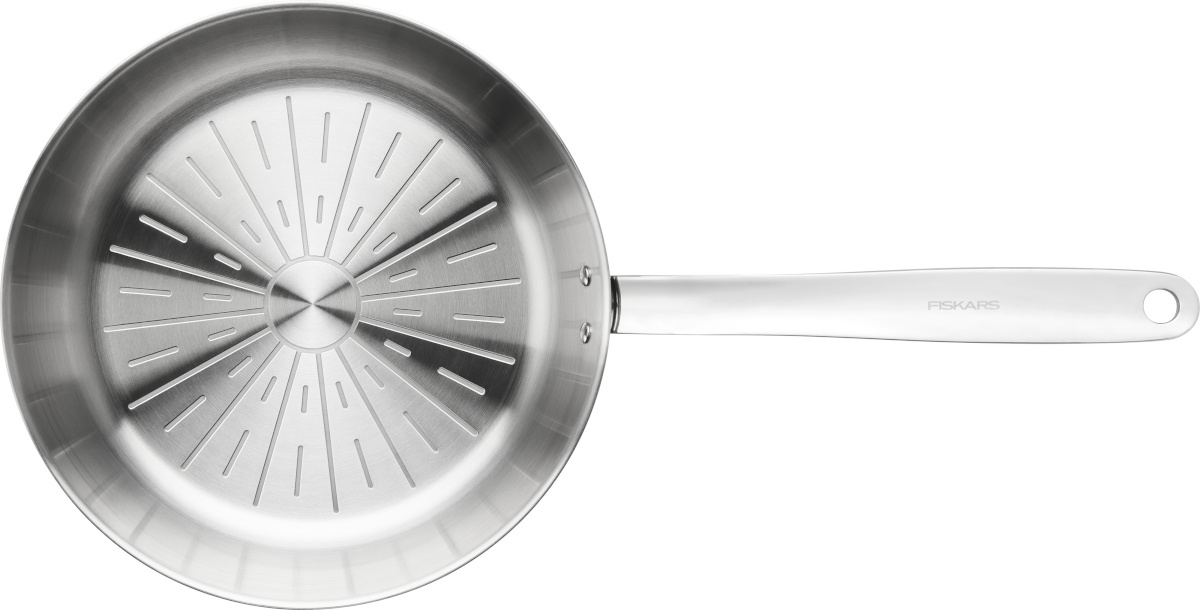 Fiskars pann All Steel Pure Frying Pan, 24cm, roostevaba teras