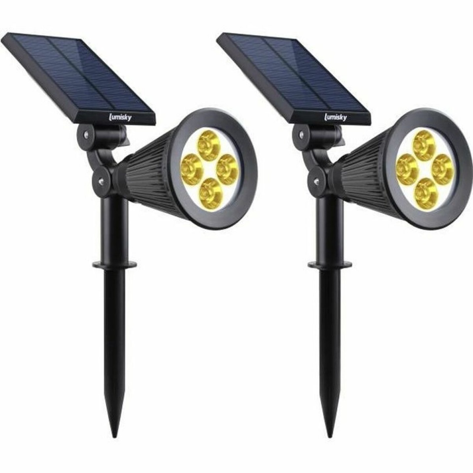 Lumi Garden Lamp must 5 V 250 Lm (2tk)