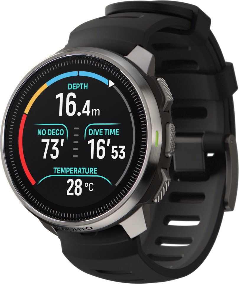 Suunto pulsskell Ocean 50 mm Steel Must, must