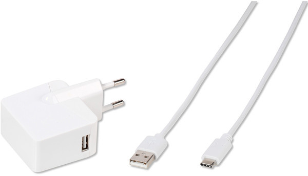 Vivanco laadija USB-C 3A 1,2m, valge (60020)
