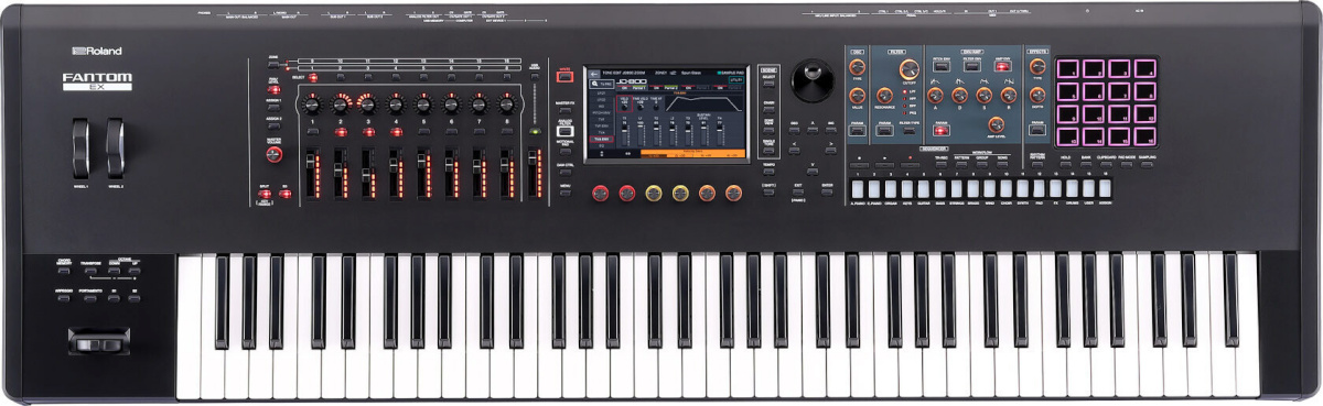 Rolandi süntesaator FANTOM-7 EX tööjaam