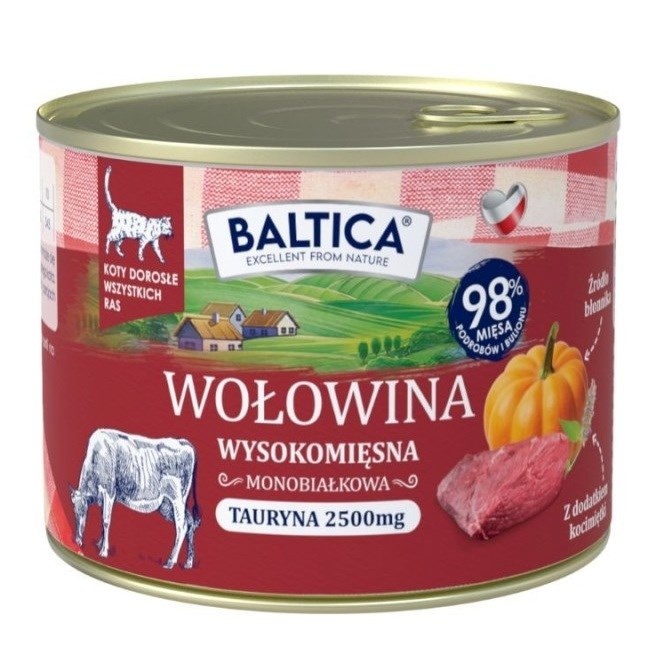 Baltica kassitoit Smaki Regionów Beef with Liver, 185g