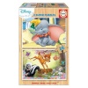 Disney 2 pusle Komplekt Dumbo & Bambi Educa 18079 Puit 16-osaline