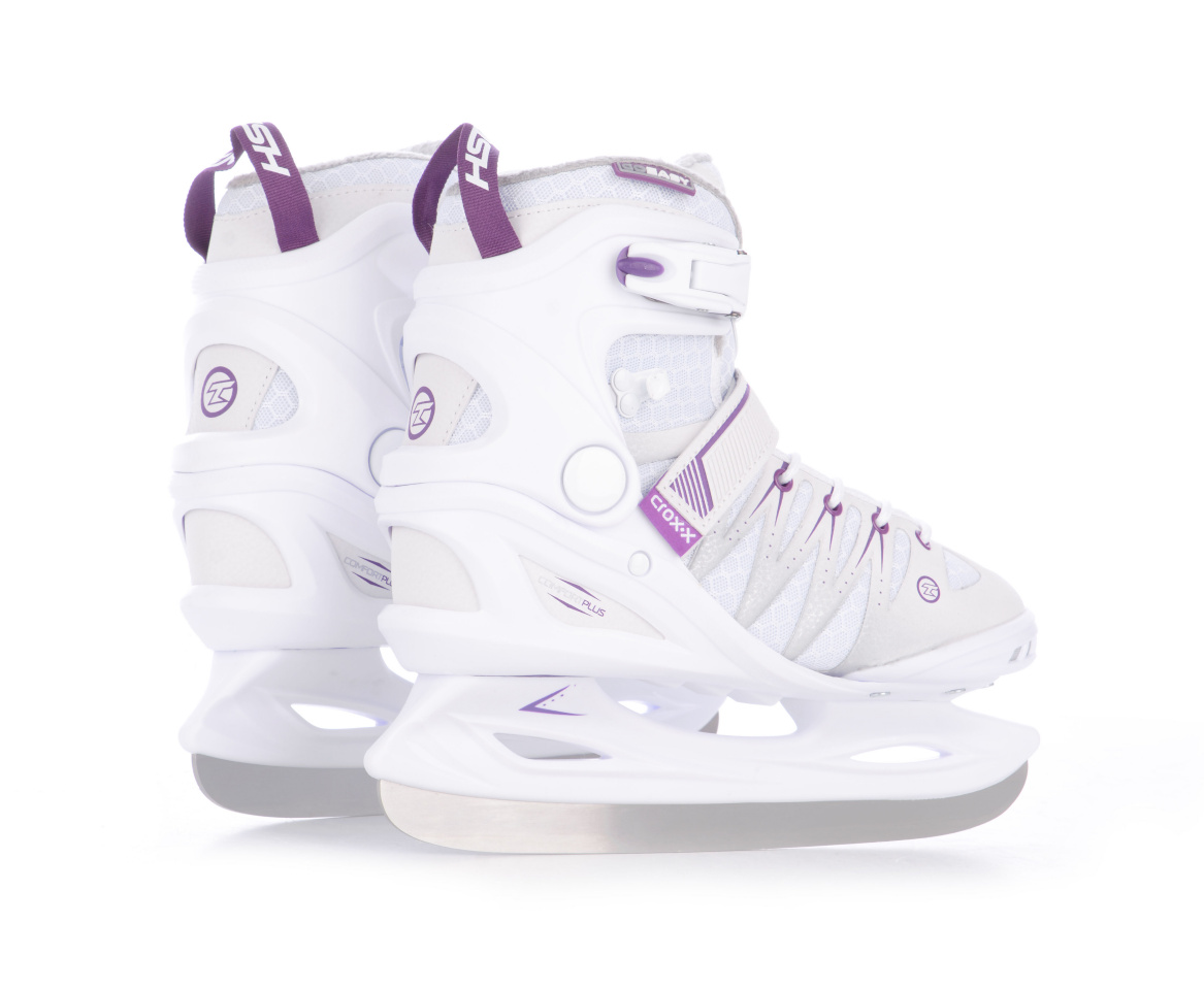 Tempish uisud CROX.X LADY valge/roosa - suurus 39