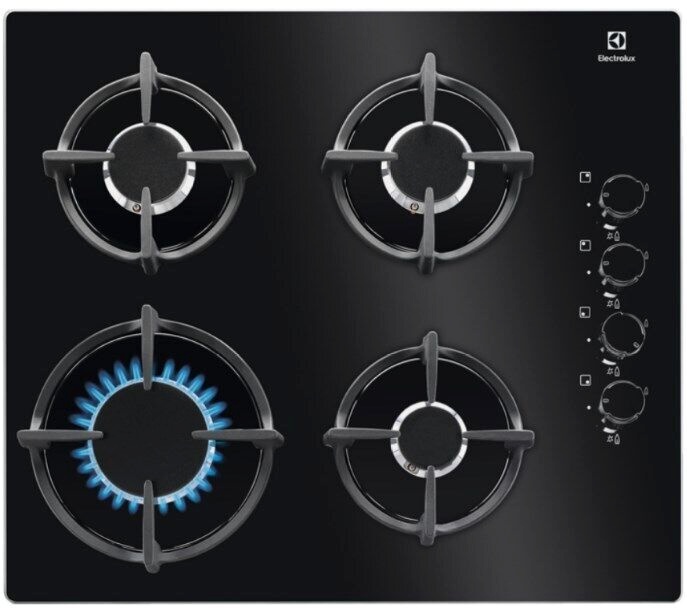 Electrolux pliidiplaat EGG6407K Gas Hob 60cm, must
