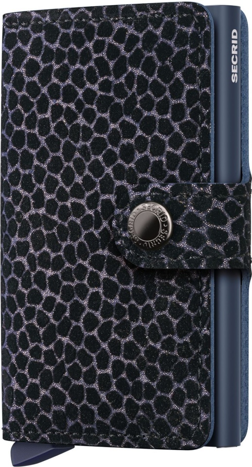 Turvaline kaarditaskuga minirahakott Giraffina, sinine