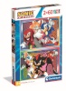 CLEMENTONI LASTELE pusle Sonic 2025, 2x60 tk,, 24821
