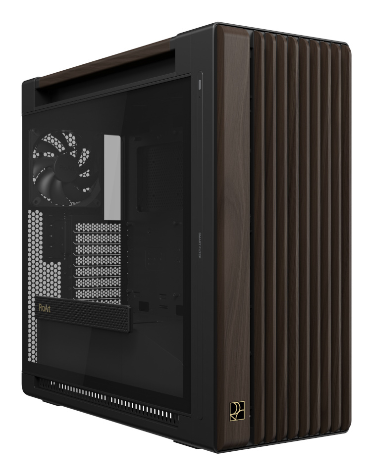 Asus korpus PROART PA602 WALNUT WOOD TG PWM MODERN must (must/holz, Tempered Glass)