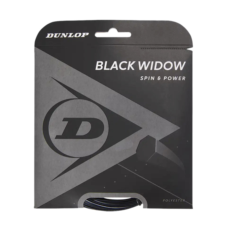 Dunlop Strings for tennis racket Black Widow 17g/1,26mm 12m