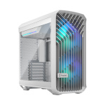 Fractal Design korpus Torrent Compact RGB valge TG clear tint, Mid-Tower, Power supply included No