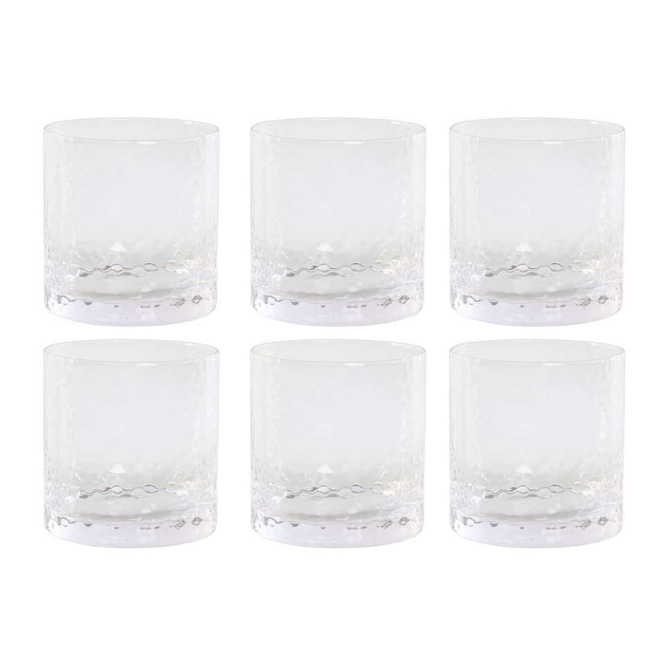 Home ESPRIT klaaside komplekt läbipaistev Kristall Reljeefiga (6tk)