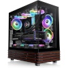 Thermaltake korpus View 270 Plus WS ARGB (must/holz, Tempered Glass x 2, Holz-Struktur)