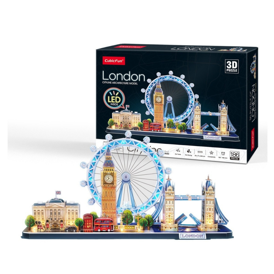 Cubic Fun pusle 3D City line - London LED
